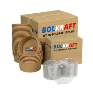 Pack Bols + Couvercles 1000 ml