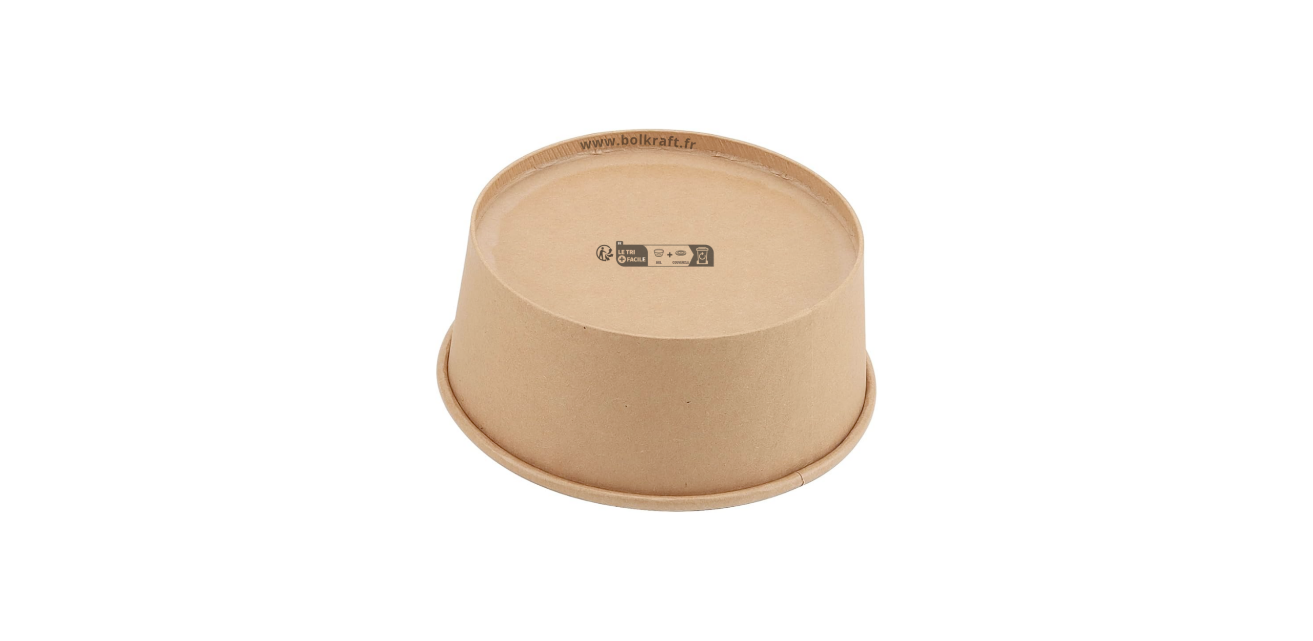 Emballage étanche bol kraft – process de laminage double couche